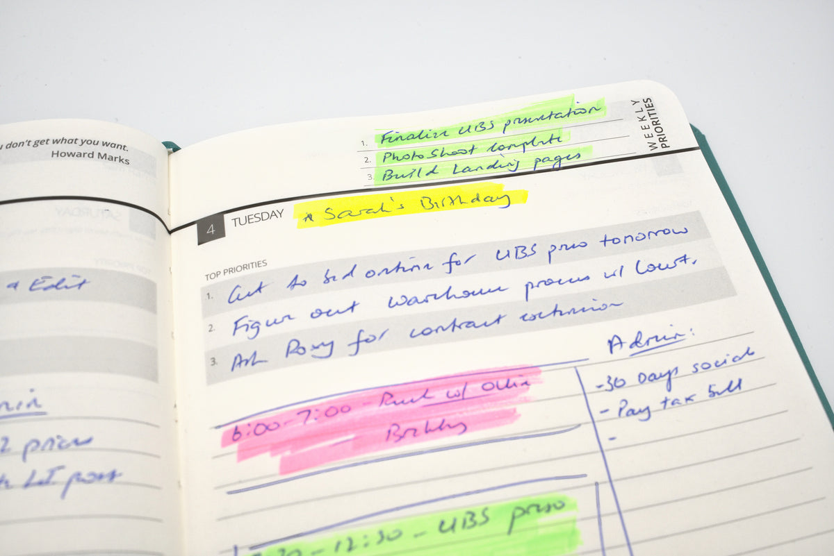 2027 Mental Fitness & Wellbeing Diary - Daily Format