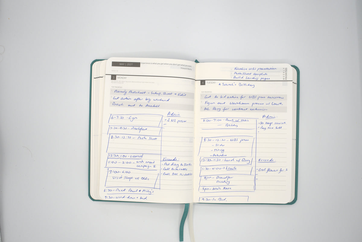 2027 Mental Fitness & Wellbeing Diary - Daily Format