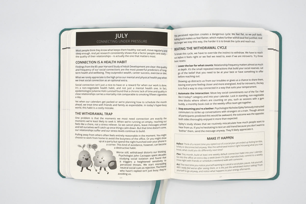 2027 Mental Fitness & Wellbeing Diary – Weekly Format