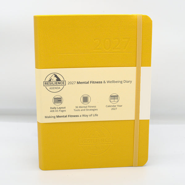 2027 Mental Fitness & Wellbeing Diary - Daily Format