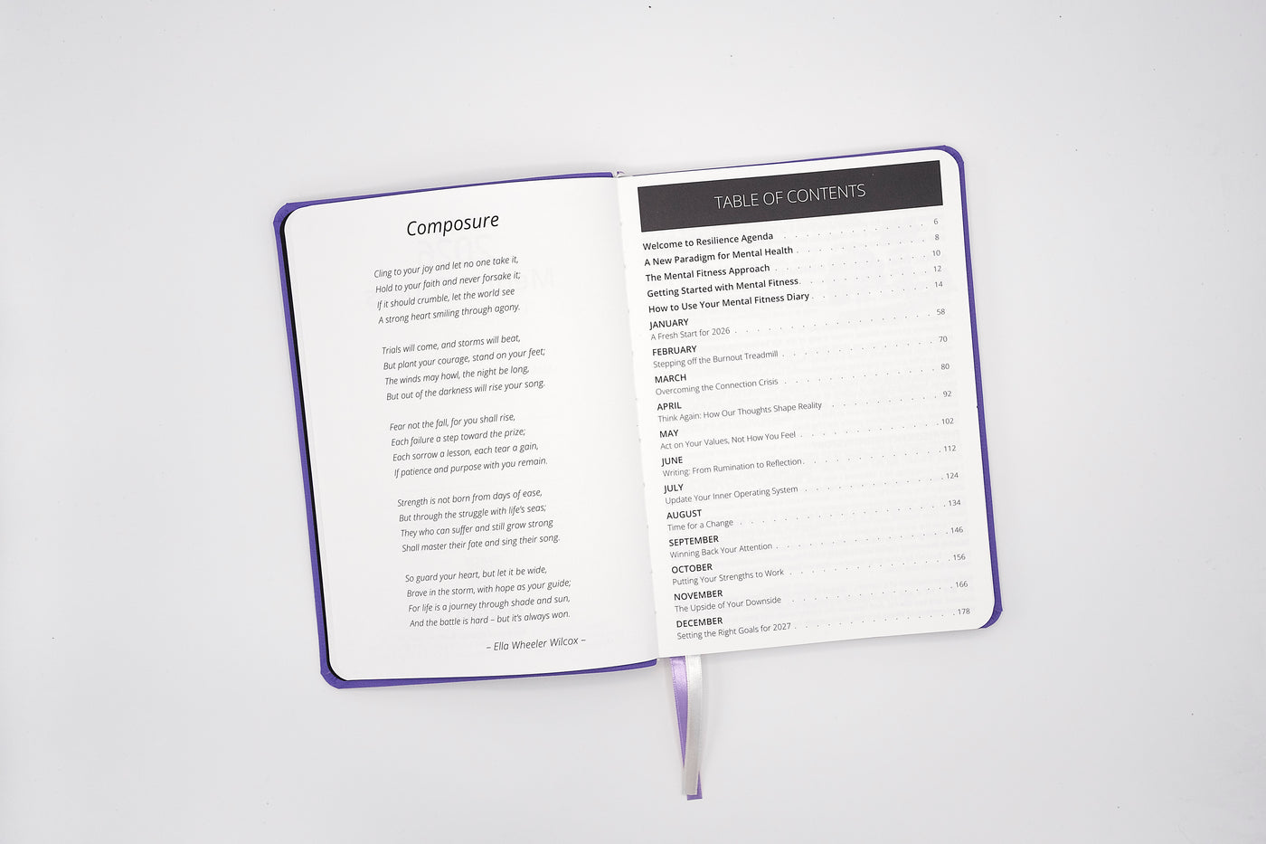 2026 Mental Fitness Diary & Planner – Weekly Format