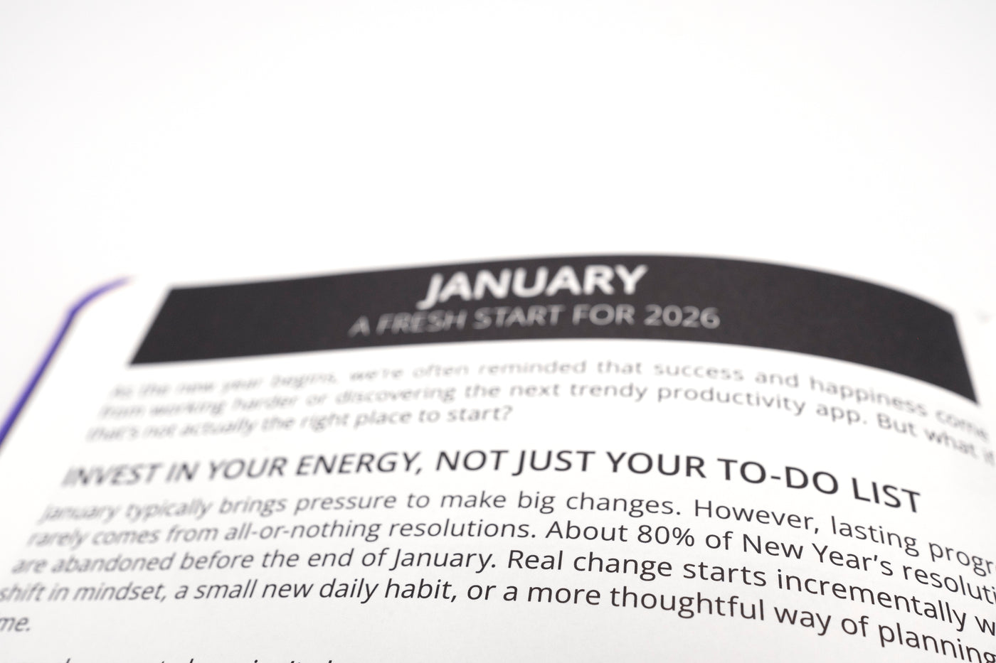 2026 Mental Fitness Diary & Planner – Weekly Format