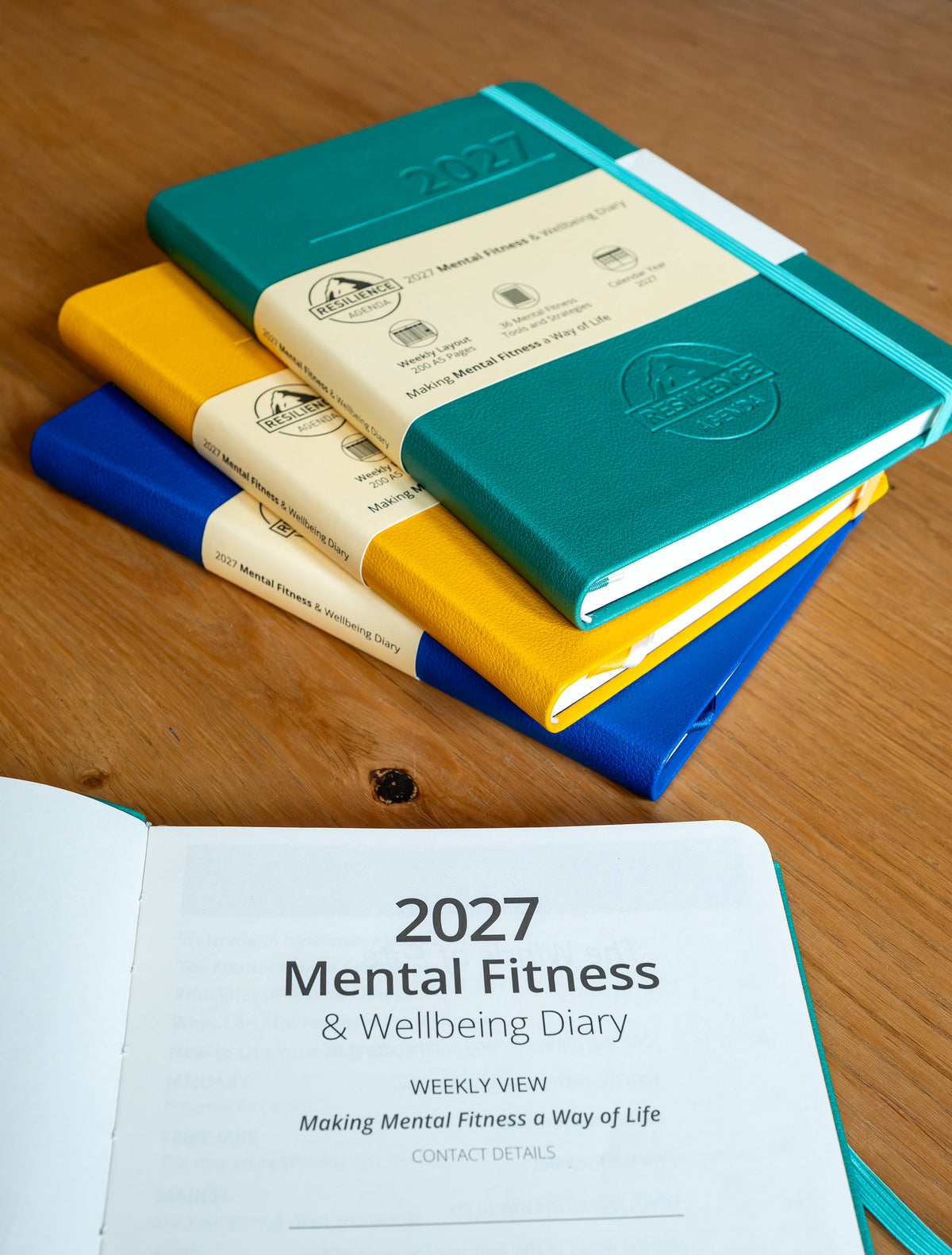 2027 Mental Fitness & Wellbeing Diary – Weekly Format