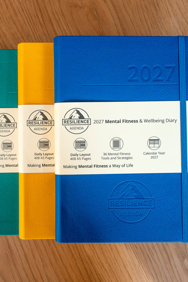 2027 Mental Fitness & Wellbeing Diary - Daily Format